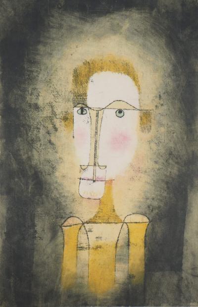 Paul KLEE (d’après) - Portrait d’un homme jaune, 1964 - Lithographie et pochoir signée 2
