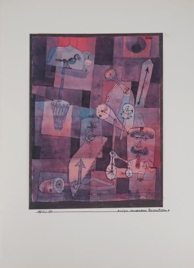 Paul KLEE (d’après) - Analyse de divers perversités, 1964 - Lithographie et pochoir signée 2