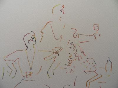 Jean COCTEAU : Fête espagnole - Lithographie Signée 2