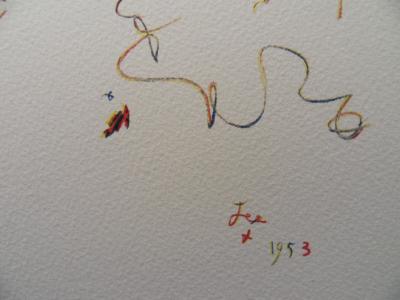 Jean COCTEAU : Fête espagnole - Lithographie Signée 2