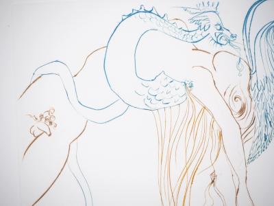 Salvador DALI : La tentation - Gravure Originale Signée 2