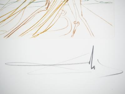 Salvador DALI : La tentation - Gravure Originale Signée 2