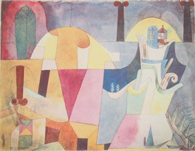 Paul KLEE (d’après) - Paysage onirique, 1964 - Lithographie et pochoir signée 2
