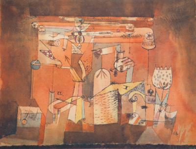 Paul KLEE : Chaos mécanique - Lithographie et pochoir signée, 1964 2