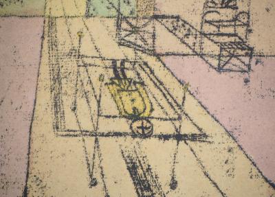 Paul KLEE (d’après)  - Fantasmagorie perspective, 1964 - Lithographie et pochoir 2