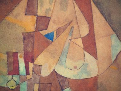Paul KLEE (d’après) - L’homme et le poirier, 1964 - Lithographie et pochoir signée 2