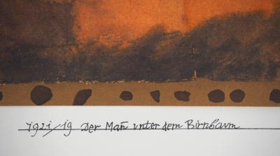 Paul KLEE (d’après) - L’homme et le poirier, 1964 - Lithographie et pochoir signée 2