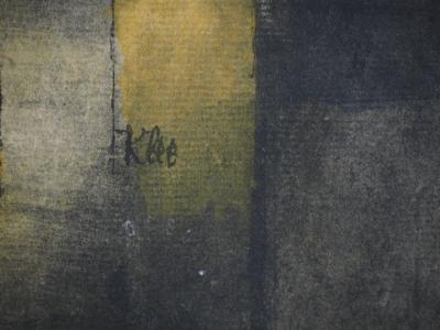 Paul KLEE (d’après) - Portrait d’un homme jaune, 1964 - Lithographie et pochoir signée 2