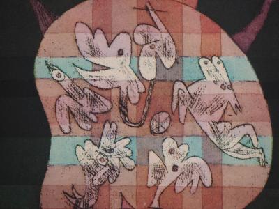 Paul KLEE (after) - Ventriloquist Shouting in the Swamp, 1964 - Signed lithograph and stencil 2
