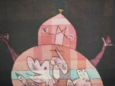 Paul KLEE (after) - Ventriloquist Shouting in the Swamp, 1964 - Signed lithograph and stencil 2