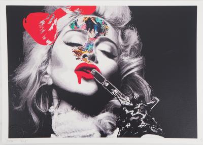 Death NYC - Madonna tattoo - Sérigraphie signée au crayon 2