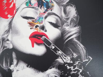 Death NYC - Madonna tattoo - Sérigraphie signée au crayon 2