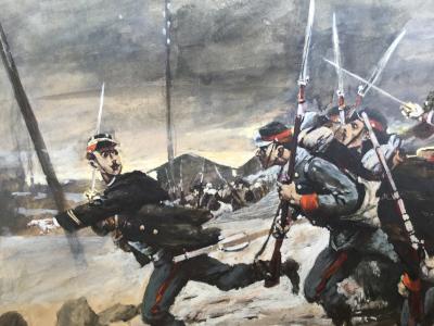 Casimir BRAU-SIMON (XIXe-XXe) - L’assaut/Guerre de 1870, vers 1890 2