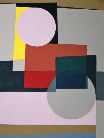BEN NICHOLSON ( after ) - Stencil in colours - 1953 - Post
