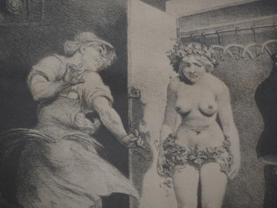 Adolphe Léon WILLETTE : Les pêchés capitaux - Sept Gravures Originales Signées 2