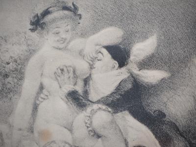 Adolphe Léon WILLETTE : Les pêchés capitaux - Sept Gravures Originales Signées 2