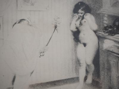 Adolphe Léon WILLETTE : Les pêchés capitaux - Sept Gravures Originales Signées 2