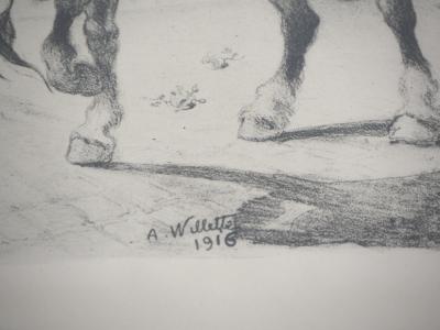 Adolphe Léon WILLETTE : Les pêchés capitaux - Sept Gravures Originales Signées 2
