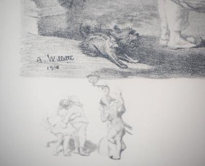 Adolphe Léon WILLETTE : Les pêchés capitaux - Sept Gravures Originales Signées 2