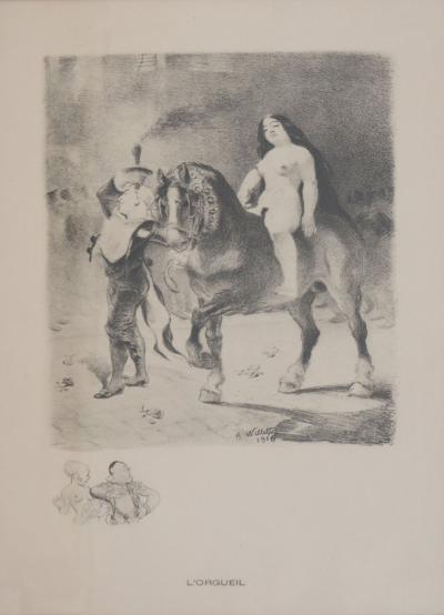 Adolphe Léon WILLETTE : Les pêchés capitaux - Sept Gravures Originales Signées 2