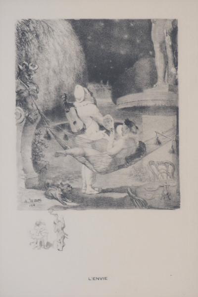 Adolphe Léon WILLETTE : Les pêchés capitaux - Sept Gravures Originales Signées 2