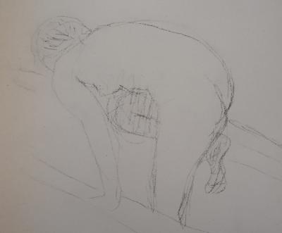 Pierre BONNARD (d’après) : Femme nue de dos - Lithographie Signée 2