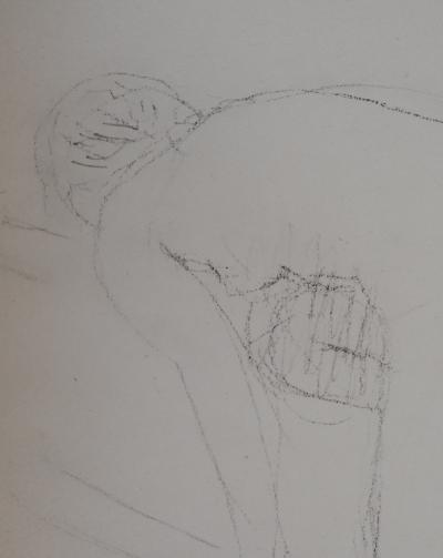 Pierre BONNARD (d’après) : Femme nue de dos - Lithographie Signée 2