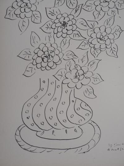 Henri MATISSE : Bouquet de fleurs - Lithographie signée 2