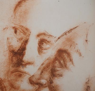 René-Jean CLOT (d’après) : Le regard des anciens - Lithographie signée 2