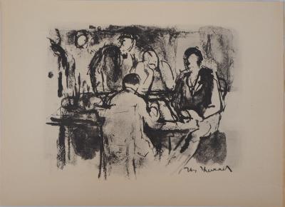 Jacques THEVENET (d’après) : Le pari des hommes - Lithographie Signée 2