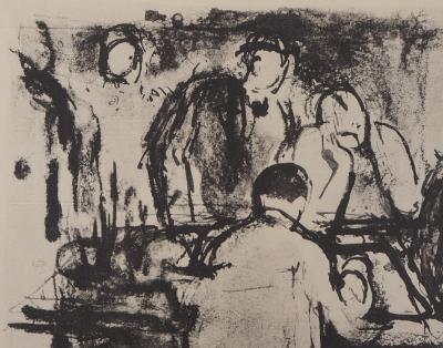Jacques THEVENET (d’après) : Le pari des hommes - Lithographie Signée 2