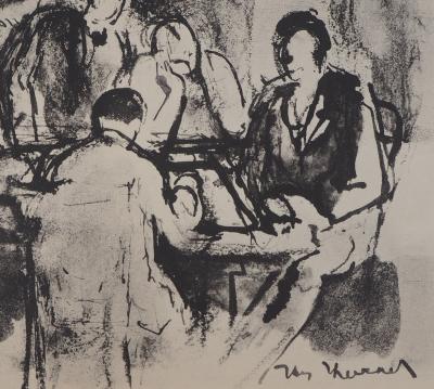 Jacques THEVENET (d’après) : Le pari des hommes - Lithographie Signée 2