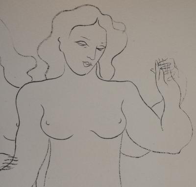 Bernard MILLERET : Les danseuses nues - Lithographie signée 2