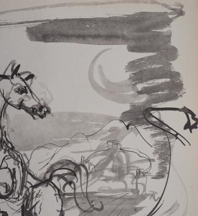 Jacques DESPIERRE (d’après) : Chevaux sauvages - Lithographie signée 2