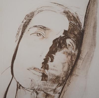 Henry de WAROQUIER (d’après) : L’émotion silencieuse - Lithographie signée 2