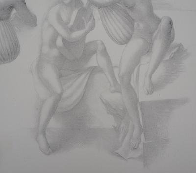 Mariano ANDREU (d’après) : Les trois musiciennes - Lithographie Signée 2