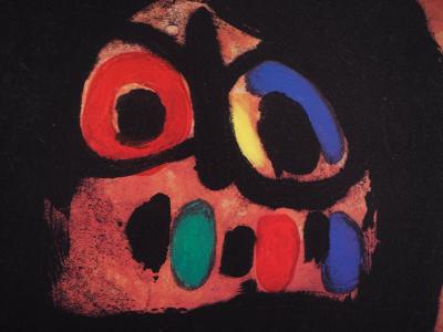 Joan MIRO (d’après) : Joan Miro gravures - Affiche originale d’époque 2