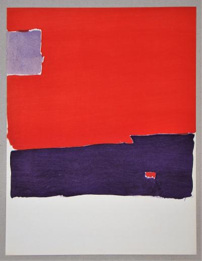 NICOLAS DE STAËL ( d’après ) - Pochoir en couleurs - 1959 2