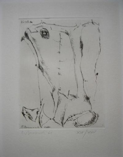 Tadeusz Brzozowski - Sans titre, 1962, Gravure signée 2