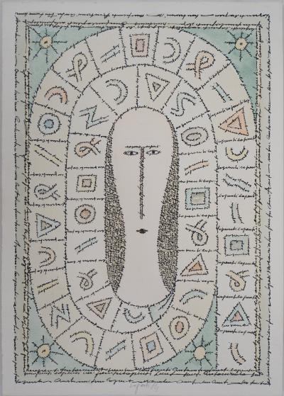 Antonio LOPRESTI : Masqué - Lithographie Originale Signée 2