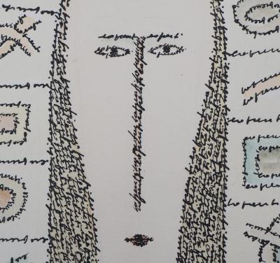 Antonio LOPRESTI : Masqué - Lithographie Originale Signée 2