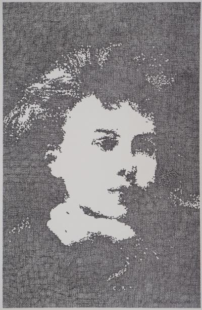 Robert RIOU : Portrait de Marie Curie - Lithographie Originale Signée 2