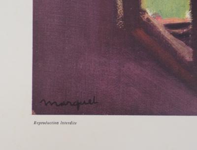 Albert MARQUET (d’après) : Fenêtre à Méricourt - Quadrichromie 2