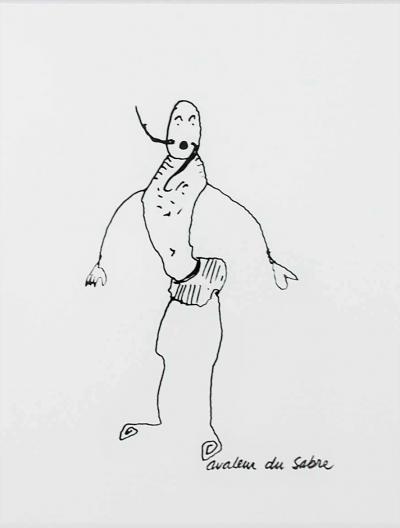 Alexander CALDER - Le Cirque, avaleur de sabres, Lithographie 2