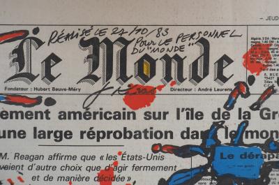 Jean KIRAS : Le bonhomme du Monde - Lithographie Originale Signée 2