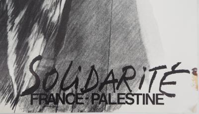 Ernest PIGNON-ERNEST : Solidarité : France-Palestine - Affiche originale d’époque 2