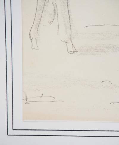 Maurice BARRAUD - Provence, Femme avec un âne - Lithographie originale signée 2