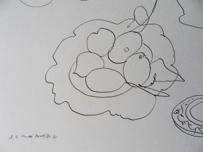 Henri Matisse (d’après) : Nature morte aux citrons - Lithographie signée, 1943 2
