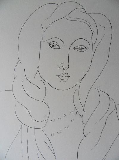 Henri MATISSE (d’après) - Jolie Marocaine, 1943 - Lithographie signée 2