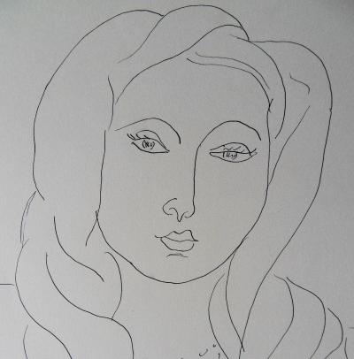Henri MATISSE (d’après) - Jolie Marocaine, 1943 - Lithographie signée 2